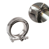 Stainless Steel Turbo Automobile Exhaust Pipe V Band Clamps With Flanges