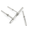 Stainless Steel Hand Swage End Fitting Tension Fitting Threaded Stud End Terminal